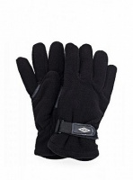 перчатки повседневные umbro fleece gloves 730314 (061) чер/бел.