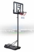 баскетбольная стойка slp standart 021ab (от 230 до 305 см, диаметр кольца:  45 см, размер щита:  75 