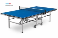 теннисный стол start line leader pro (лмдф 25 мм, без сетки, обрезинен.ролики)