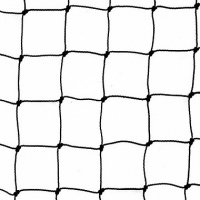 сетка волейбольная polsport d=3мм с тросом и антеннами, обшитая с 1-ой стороны, черная
