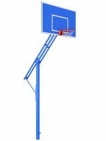 баскетбольная стойка с регулировкой высоты кольца glav 02.110