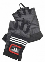 тяжелоатлетические перчатки (кожа) adidas adgb-1212