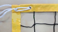 сетка для пляжного волейбола 3мм (метал. трос в оплетке 5мм), стропа 150мм sportiko