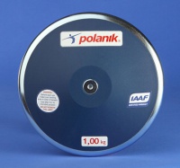 диск соревновательный пластиковый 1,75 кг. polanik cpd11-1,75 сертификат iaaf № i-11-0497