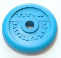 диск обрезиненный titan 26 мм 2,5 кг. синий