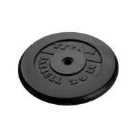 диск обрезиненный titan 51 мм 20 кг. черный