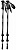 треккинговые палки novus телескоп., 18/16/14 мм, flip lock, р. 65-135, ntp-02 black,